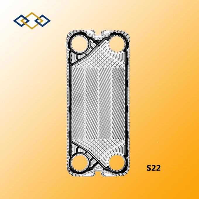 Индивидуальная пластина теплообменника 304/316L S21/S21A/S22 для пластинчатого теплообменника с прокладкой Sondex/Danfoss 1