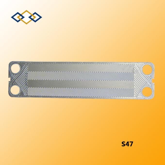 Превосходный квалифицированный теплообменник S47 Fishbone из нержавеющей стали/титановой пластины для пластинчатого теплообменника 0