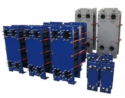 Пластина теплообменника Sondex S7A/S7 клеевого типа, гофрированная теплообменная пластина 1