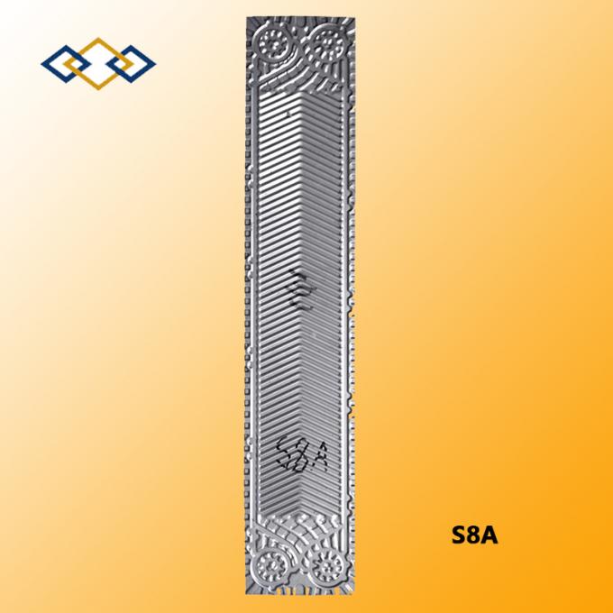 Пластина теплообменника из нержавеющей стали/титана для пластинчатого теплообменника Sondex S8A 0