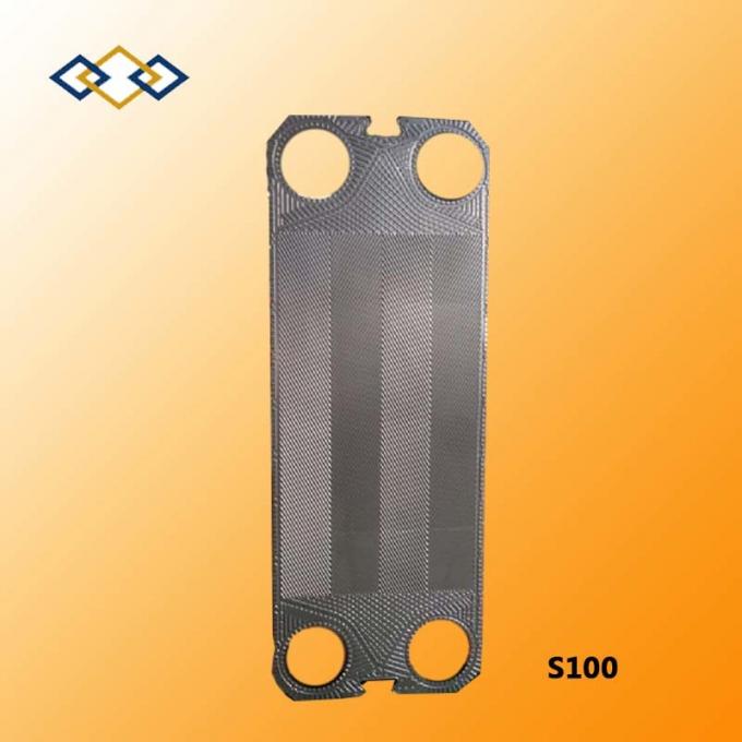 Пластина теплообменника Sondex Spares S100 клеевого типа из нержавеющей стали/титана для пластинчатого теплообменника 0