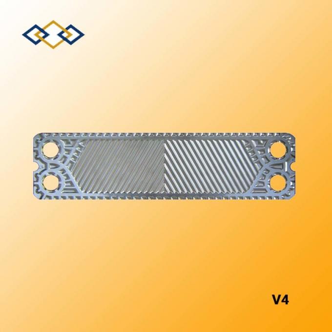 Plate Heat Exchanger Vicarb V4-0.5mm-Ssi316L Flow Plate For Parallel Plate Heat Exchanger 0