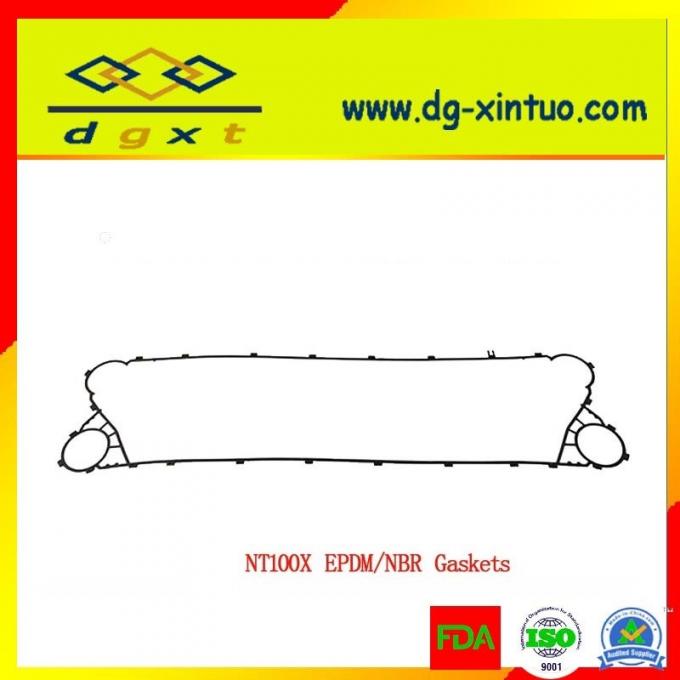 Коррозия NBR Односторонние, клеевые, защелкивающиеся, защелкивающиеся Прокладки для пластинчатых теплообменников Gea Nt100t/Nt100m/Nt100X 0