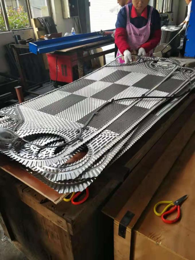 100% эквивалентная замена пластин теплообменника и прокладок для пластинчатого теплообменника 5