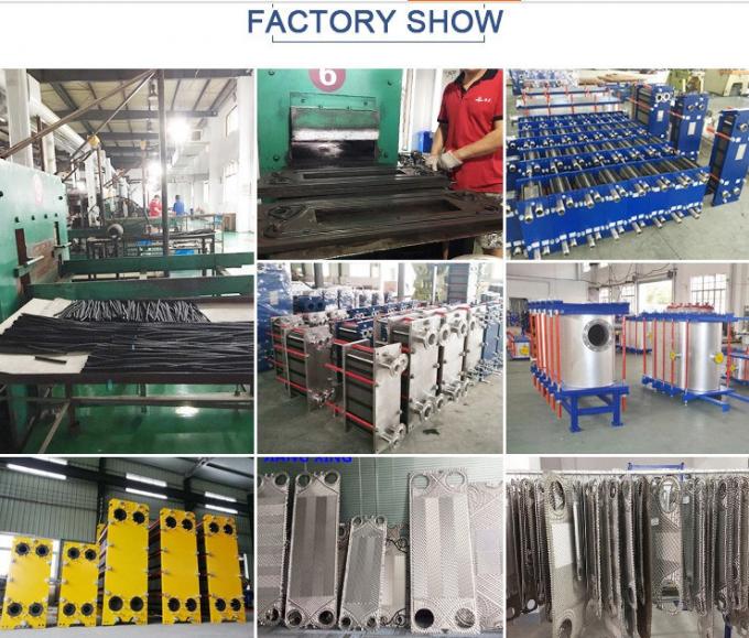 Пластинчатый теплообменник, DN50 Картонная стальная рама Сплавная теплообменник 4