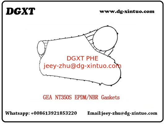 GEA NT350S Heat Exchanger Plate 316/0.5 For Seawater Plate Heat Exchanger