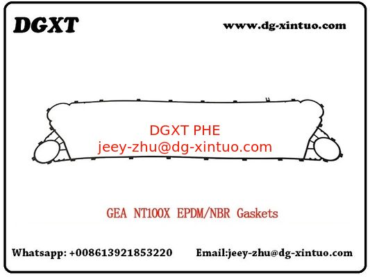 GEA Heat Exchanger NT100T/NT100X/NT100M Gasket EPDM for Water Plate Heat Exchanger