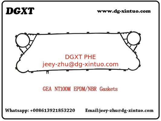 GEA NT100 flow Plate SS316/0.6MM with epdm gasket for Water Plate Heat Exchanger