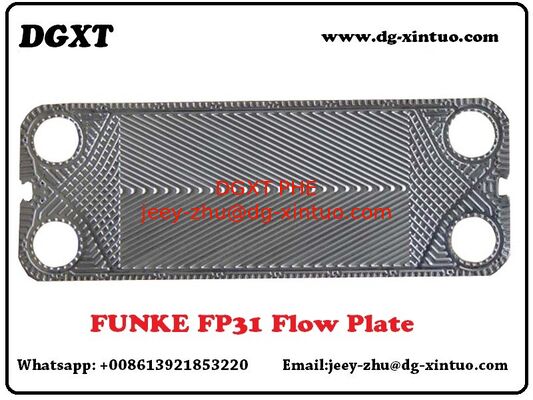 Funke FP41 Heat Exchanger Plate for Gasket Plate Heat Exchanger