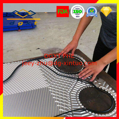 Stainless Steel Gasket Plate Type Heat Exchanger Used for Preheating, Oil Cooling, and Steam Generation