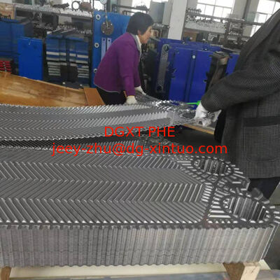 China Heating and Cooling Commercial Hot Water Cross Heat Transfer Compact Plate Heat Exchanger
