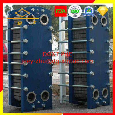 Main Jacket Water Cooling Plate Heat Exchanger, High Temperature Fresh Water Plate Heat Exchanger