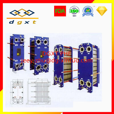 Hydraulic Oil Cooling Plate Heat Exchanger, Floor Heating Heat Pump Plate Heat Exchanger
