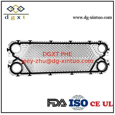 Titanium Channel Plate for Sea Salt Water Gasket Plate Heat Exchanger