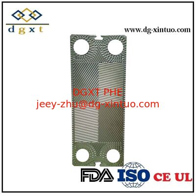 Custom 100% replacement Tranter Gx26 Heat Exchanger Plate for Tranter Gasket Plate Heat Exchanger