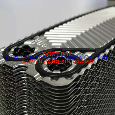 100% Replacement Funke plate type heat exchanger parts Corrosion resistance FP60 Plate for Plate Heat Exchanger