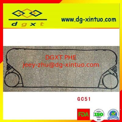 DGXT Heat Exchanger Epdm Glue type Click type hang on type Gaskets For Plate Heat Exchanger