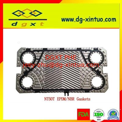 GEA Heat Exchanger NBR Unilateral, Adhesive, Snap Gaskets For Gea NT150L Plate Heat Exchanger