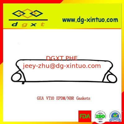 GEA Heat Exchanger NBR Unilateral, Adhesive, Snap Gaskets For Gea NT150L Plate Heat Exchanger