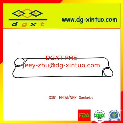 Custom Tranter Equipment Replacement Heat Exchanger Seal Model GX91 EPDM