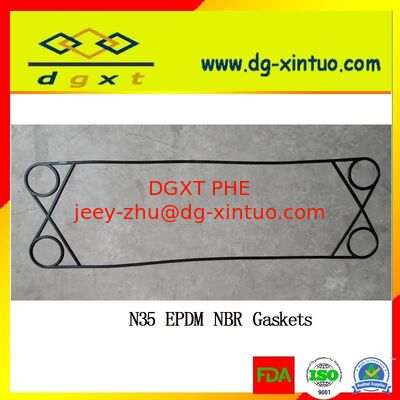 Sr6gl Plate Heat Exchanger Equivalent EPDM Gasket For Plate Heat exchanger