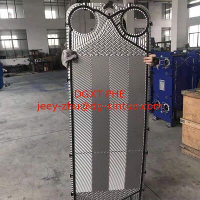 DM15B SSI316/Titanium Heat Transfer Exchanger Plate For Gasket Plate Heat Exchanger