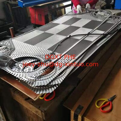 customized equivalent 316/0.5 SS316L/Titanium Heat Exchanger Plate with Ce ISO9001 Qualified Certification