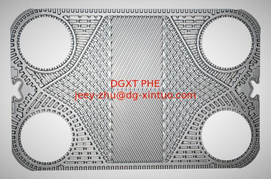 Equivalent Stainless Steel AISI 316/Titanium Plate Ht/Lt 0.5/0.6mm TS20 Corrugated Plate  for Heat Exchanger