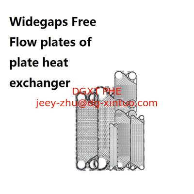 Widegaps Free Flow Plates of Plate Heat Exchanger