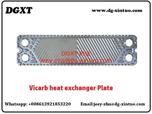 Plate Heat Exchanger Vicarb V4-0.5mm-Ssi316L Flow Plate For Parallel Plate Heat Exchanger