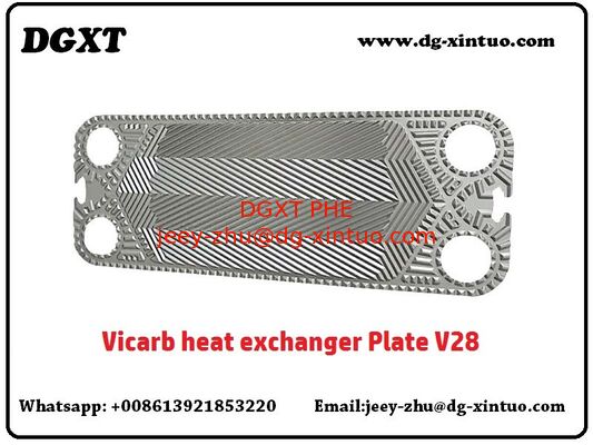 Supply Vicarb V28-0.6mm-SS316L Equel Plate for Plate Heat Exchanger