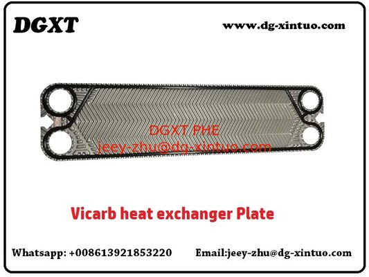 100% Perfect Replacement Heat Exchanger Plate For Vicarb V20 Gasket Frame Heat Exchanger
