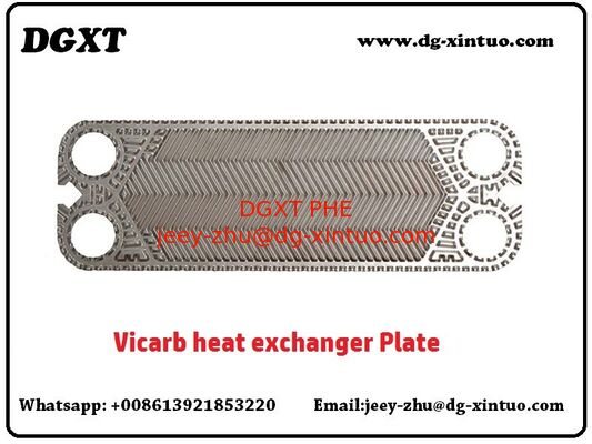 Supply heat exchanger plate for Vicarb V13 Gasket Frame Heat Exchanger