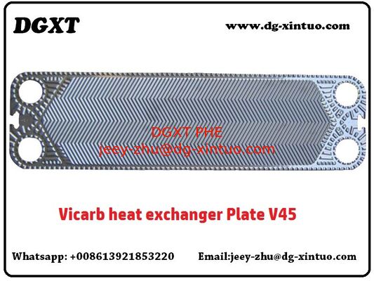 Custom V45 Ti Plate 316/0.5 Plate for Vicarb Plate Heat Exchanger