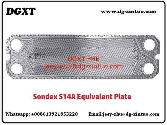 Sondex Stainless Steel/Titanium Plates Of The Danfoss S14 Gasket Heat Exchanger