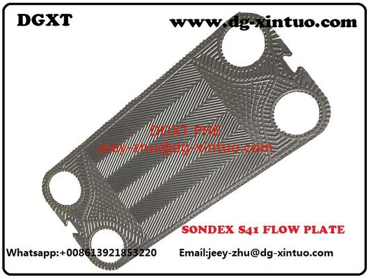 Custromized China Sondex S41/S41A/S42 Heat Exchanger Plate For danfoss plate heat exchanger