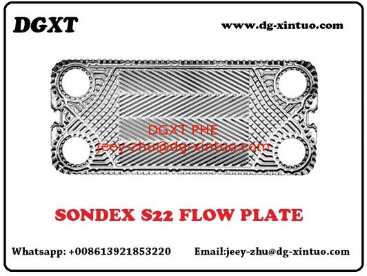 Sondex Equivalent Plate S21/S21A/S22 Heat Exchanger Stainless Steel Plate For Plate Heat Exchanger