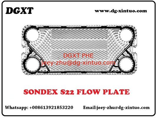 Sondex Equivalent Plate S21/S21A/S22 Heat Exchanger Stainless Steel Plate For Plate Heat Exchanger