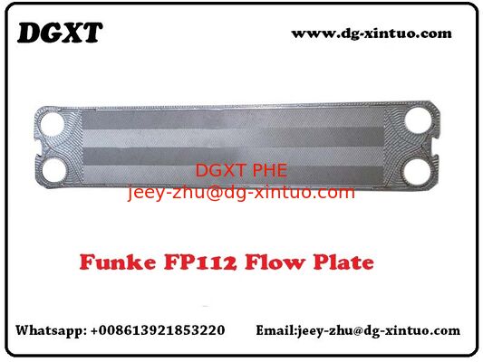 Heat Exchanger Spares Corrosion Resistance FP112 Funke Plate For Plate Heat Exchanger Core