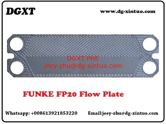 Funke Heat Exchanger Plate FP31/FP40/FP50/FP71/FP41/FP60/FP80 Stainless Steel AISI304/316 Plate For Plate Heat Exchanger