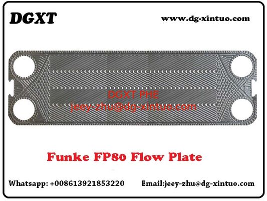 Corrosion Resistance Funke Titanium Plate For Seawater  Salt Water Plate Heat Exchanger Heat Transfer