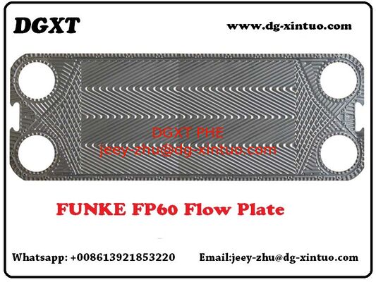 Corrosion Resistance Funke Titanium Plate For Seawater  Salt Water Plate Heat Exchanger Heat Transfer