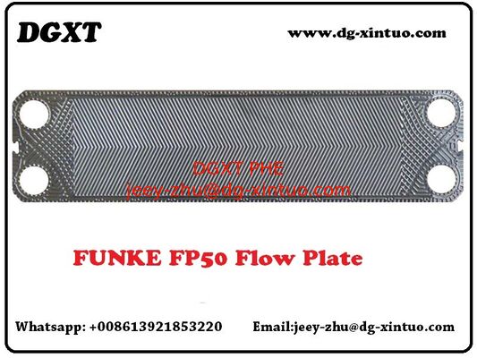 Corrosion Resistance Funke Titanium Plate For Seawater  Salt Water Plate Heat Exchanger Heat Transfer