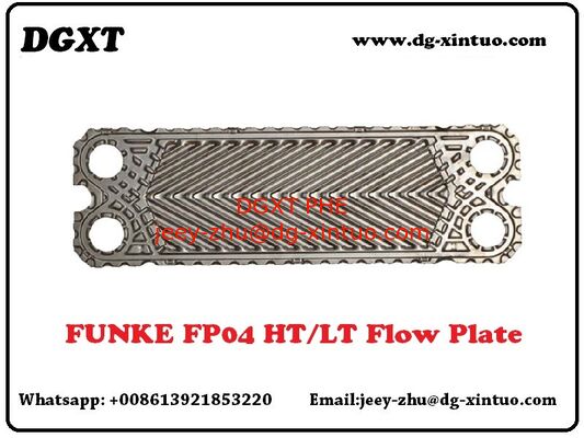 Funke Moddel Fp04, Fp08, Fp10, Fp14, Fp20, Fp16, Fp22, Fp205, Fp31, Fp40, Fp50, Fp41, Fp60, Fp80 Heat Exchanger Plate