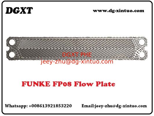 Funke Replacement 304/316/Ti Plate for FP08 parallel plate heat exchanger