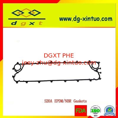 Equivalent EPDM/NBR/Viton-a/Viton-G/FKM Gasket For Sondex S21A Plate Heat exchanger