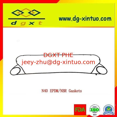 Thermos Ability (heat resistant) and Anti-Corrosion Hepdm/HNBR/Viton Heat Exchanger Plate Gasket
