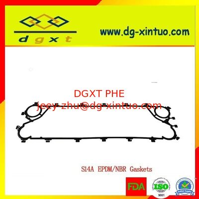 Custom Factory Heat Exchanger EPDM Gaskets For S58 Water Plate Heat Exchanger