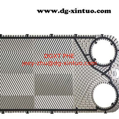 Equivalent Plate Titanium/AISI316/904L/C276/NI 0.5/0.6MM HT/LT Heat Exchanger Plate For plate heat Exchanger