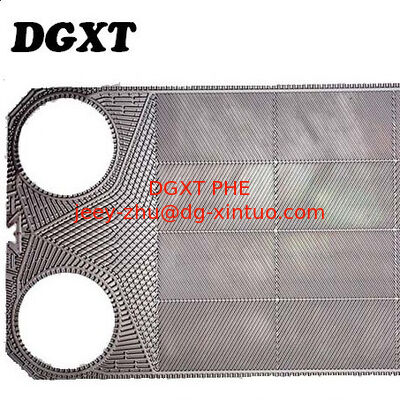 Equivalent Plate Titanium/AISI316/904L/C276/NI 0.5/0.6MM HT/LT Heat Exchanger Plate For plate heat Exchanger